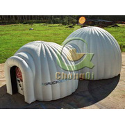 inflatable tent advertisement